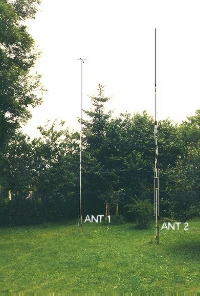 Shortwave verticals antennas of DL2QB