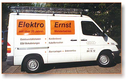 Eines unserer Firmenwagen