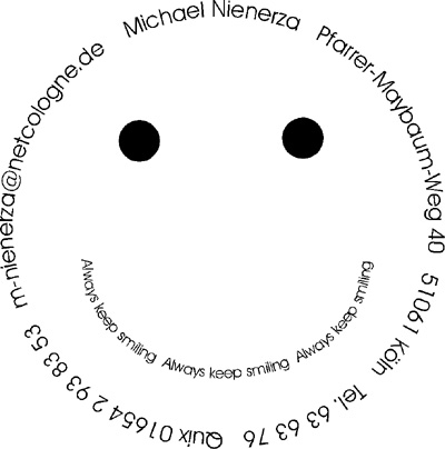 Always keep smiling ... :)