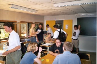 Vorbereitungen f�r den Start